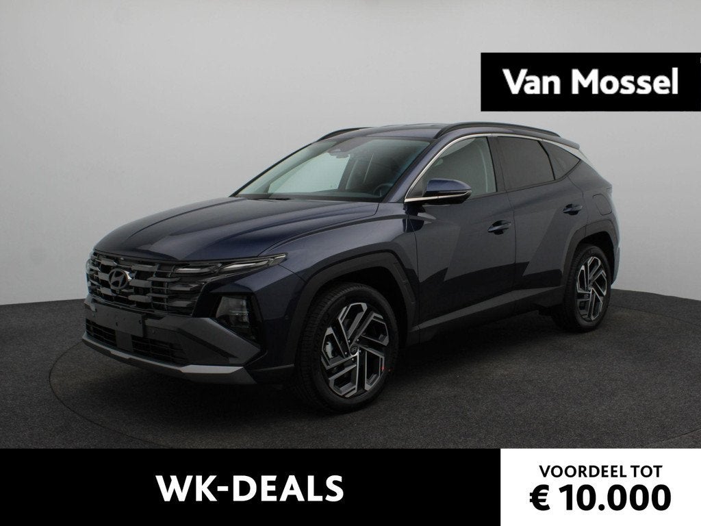 Hyundai Tucson 1.6 T-GDI HEV Premium | Stoel + stuurverwarmi, Auto's, Hyundai, 238 pk, 4 cilinders, Met garantie (alle), Blauw