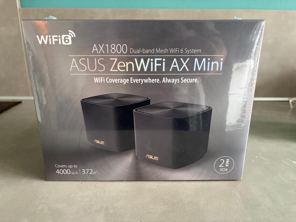 ASUS ZenWiFi AX Mini AX1800 Dual-band Mesh WiFi 6 Systeem, Computers en Software, Routers en Modems, Nieuw, Router, Ophalen
