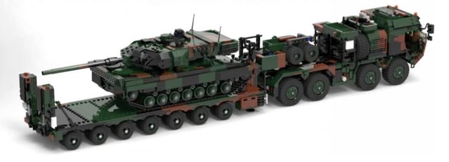XingBao / BlueBrixx - Leopard 2A6 & SLT Mammut, Kinderen en Baby's, Speelgoed | Bouwstenen, Ophalen of Verzenden, Zo goed als nieuw