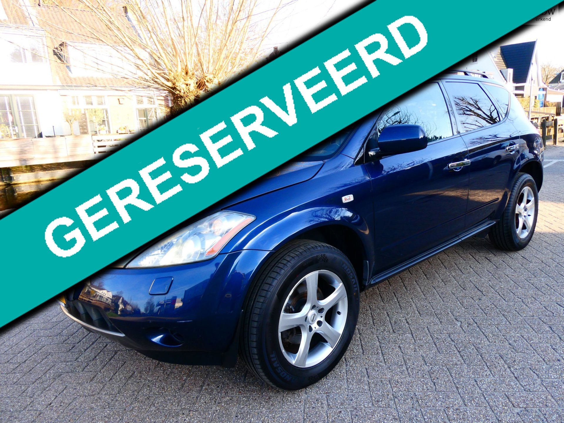 Nissan Murano 3.5 V6 234pk Automaat Leder Trekhaak 1500kg. X, Auto's, Automaat, Gebruikt, Zwart, 234 pk