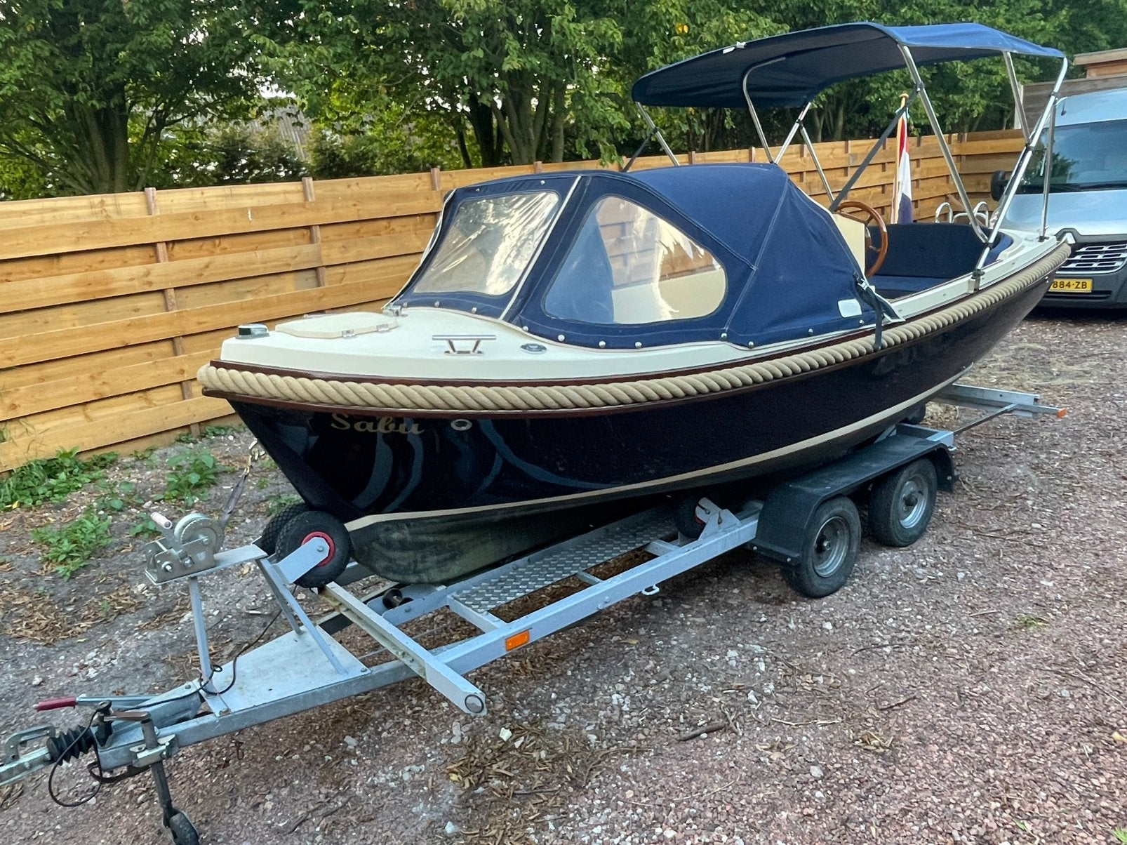 Wato 510 sloep, trailer, 10 pk 2cilinder nanni diesel., Watersport en Boten, Tender, Gebruikt, Binnenboordmotor, Rondzit