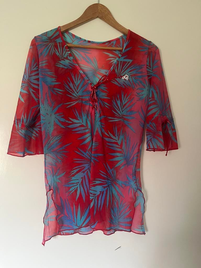 Bikini jurkje van Banana Moon mt S, Kleding | Dames, Badmode en Zwemkleding, Ophalen of Verzenden, Zo goed als nieuw, Rood, Overige typen