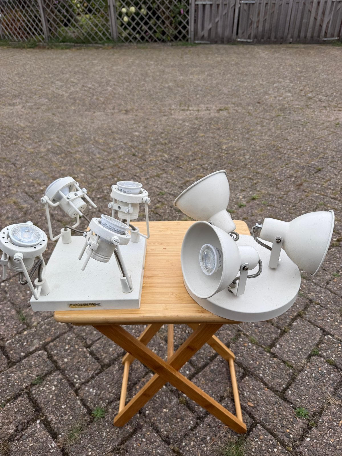 Moderne spots voor hal of keuken, Ophalen, GU10, LED, Metaal