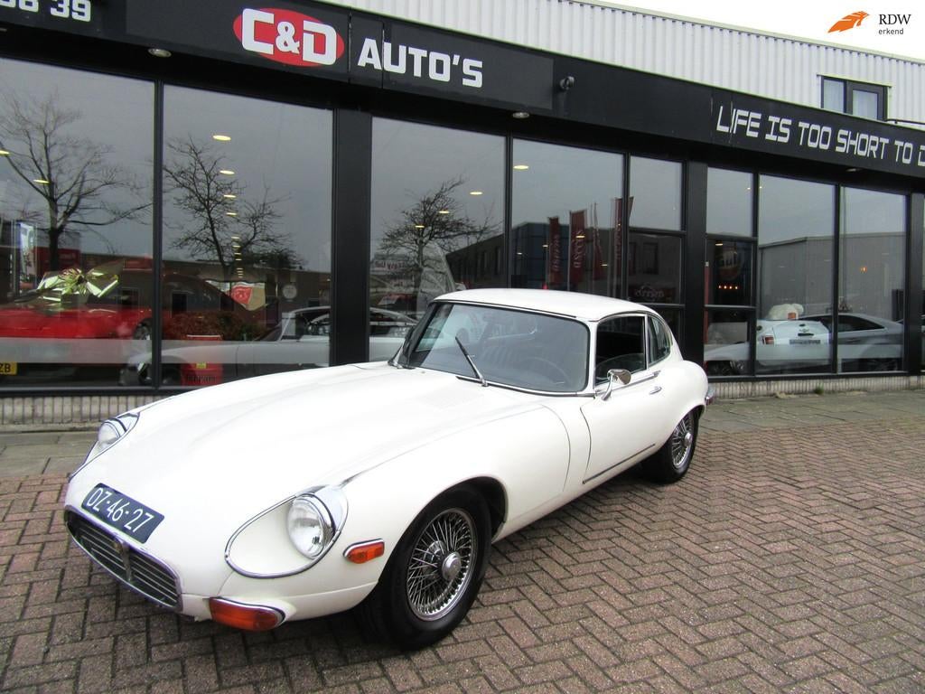 Jaguar E-TYPE 1971 UNIEKE UITV ONE OFF 5.0 V8 AUT COLL ITEM, 1380 kg, Gebruikt, 4 stoelen, Wit