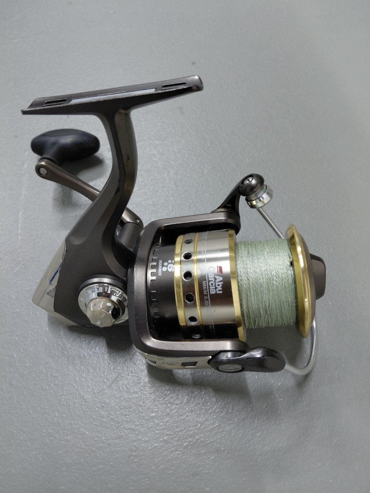 Abu Garcia molen Cardinal SX60 6bb +Dyneema Zie beschrijving, Ophalen of Verzenden, Zo goed als nieuw, Molen