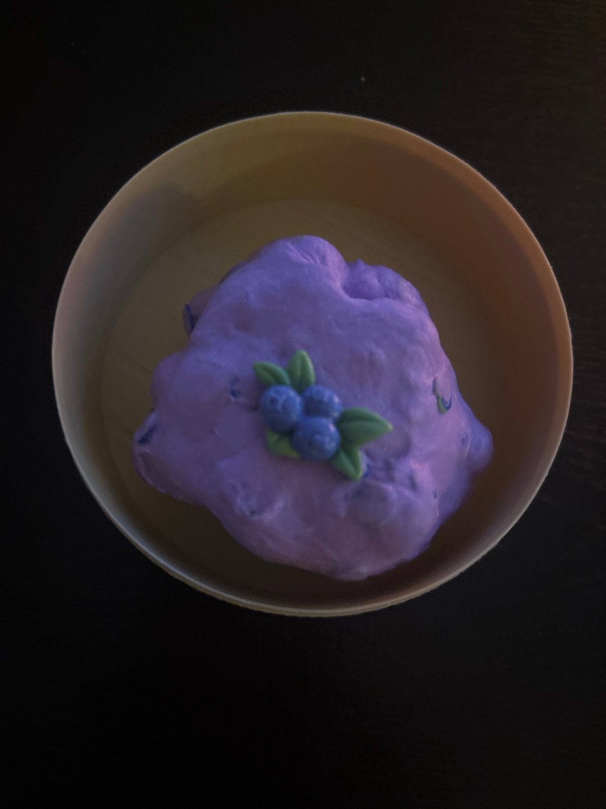 Paarse Putty met Blauwe Bessen Decoratie, Ophalen of Verzenden, Nieuw, Jongen of Meisje