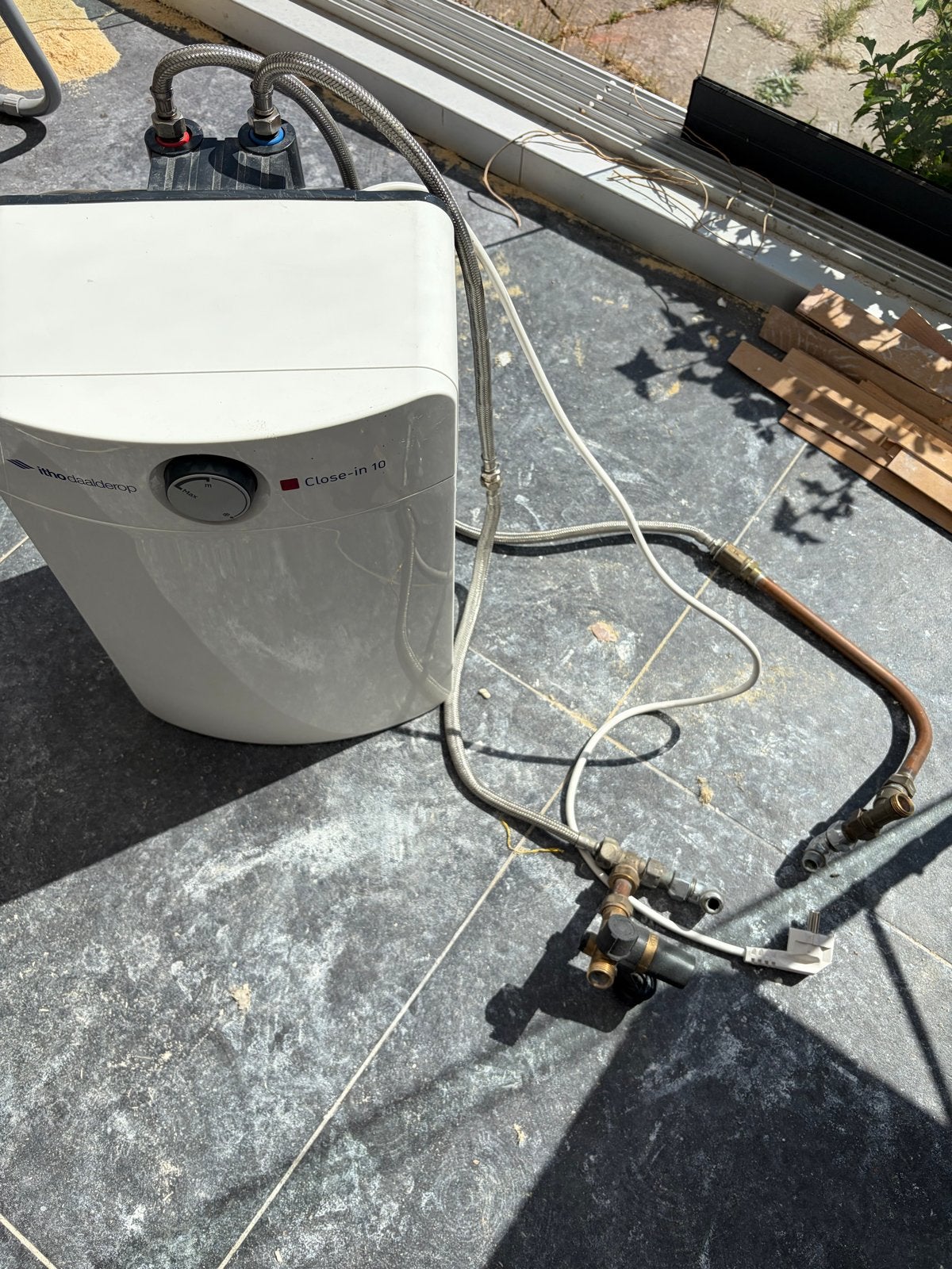 Itho Daalderop Close-in 10L Boiler, Ophalen, Boiler, Zo goed als nieuw, Minder dan 20 liter