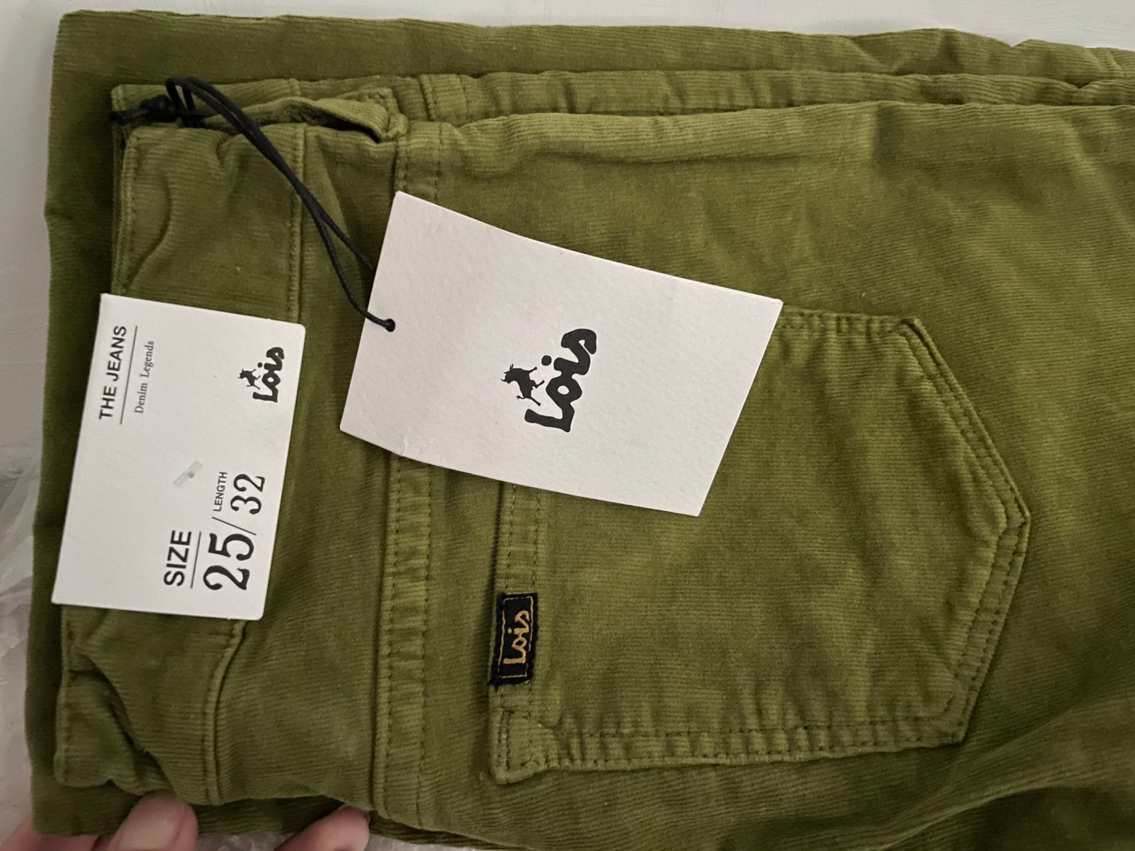 Lois olijfgroen nieuw maat 25 lengte 32 raval, Ophalen of Verzenden, Zo goed als nieuw, Maat 34 (XS) of kleiner, Lang