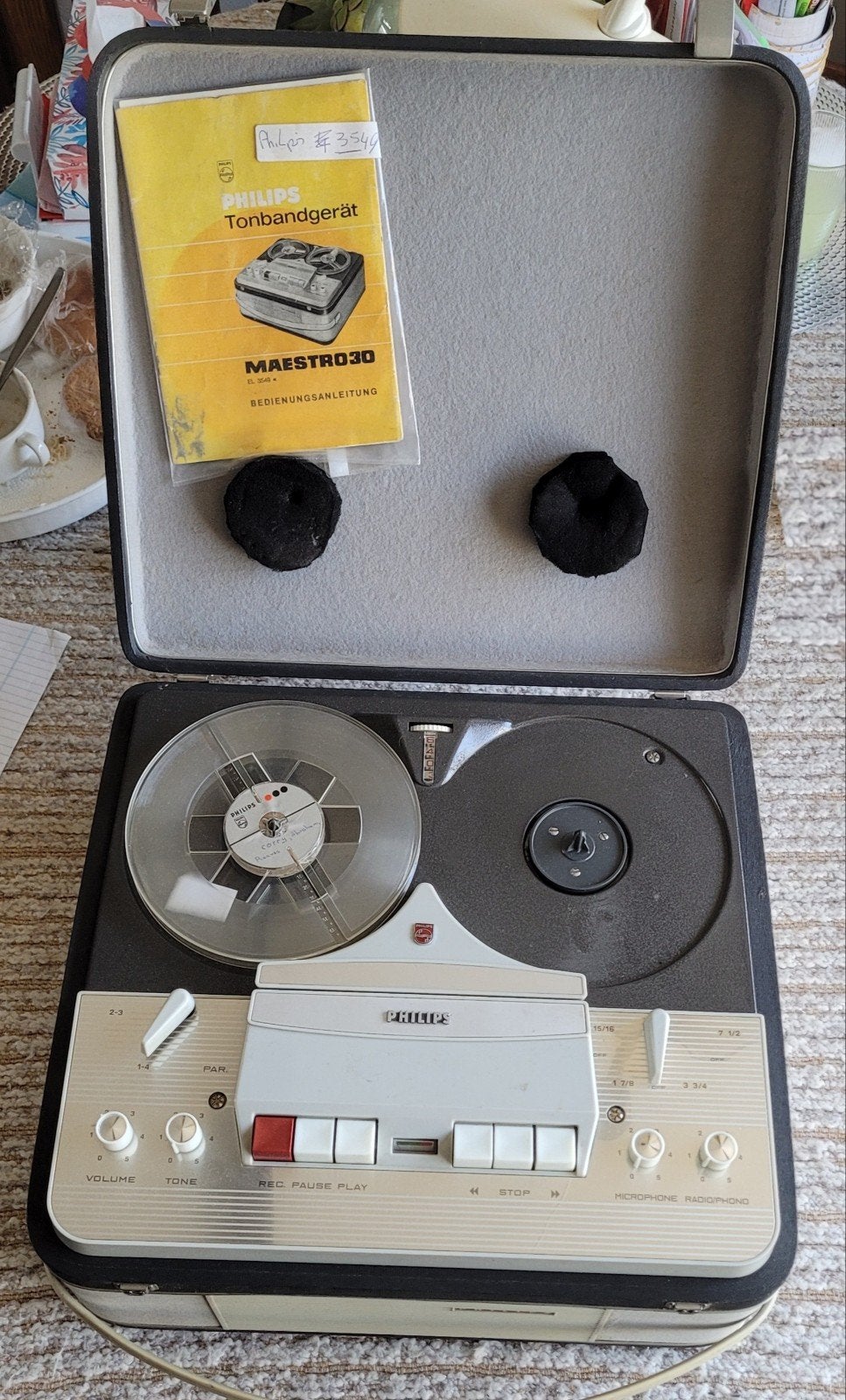 Philips Maestro 30 (EL 3549A) Bandrecorder, Ophalen of Verzenden, Bandrecorder