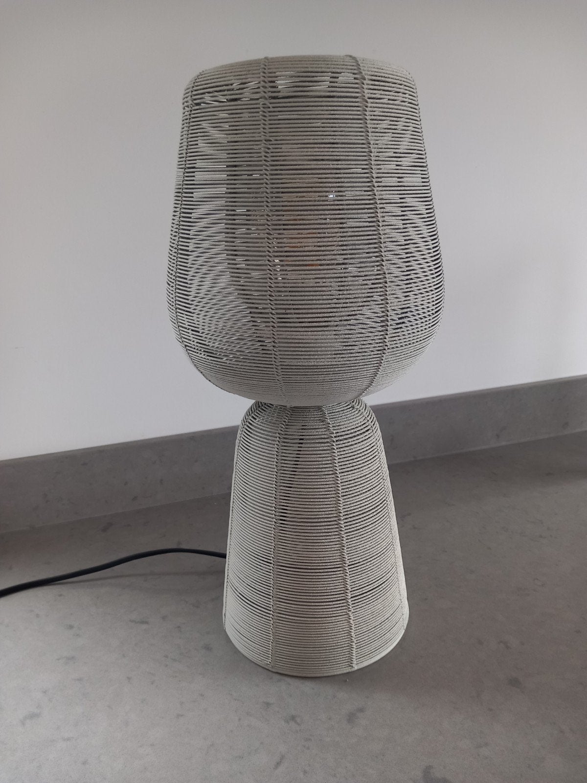 Stalen grijze design lamp, Grijs, Ophalen, Design