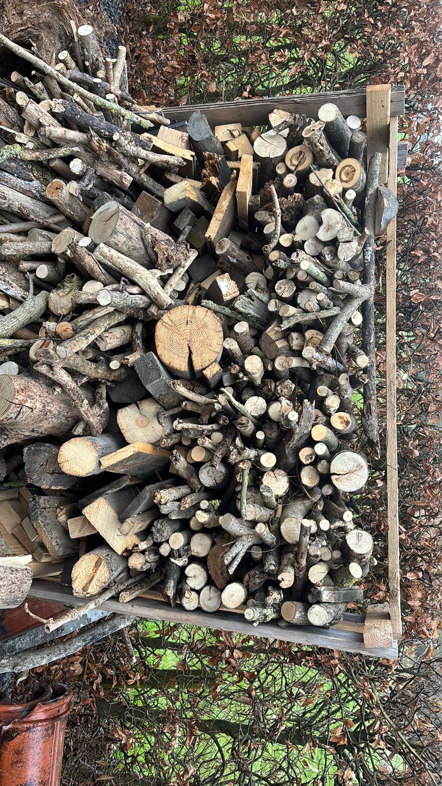 Haardhout divers, Tuin en Terras, Haardhout, Minder dan 3 m³, Ophalen