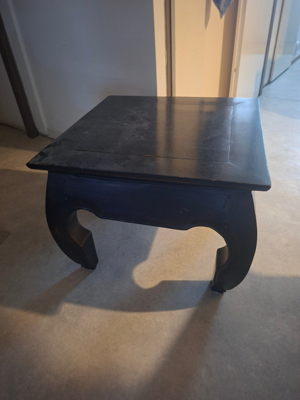 Zwarte opium tafel!!!!!, Ophalen, 50 – 75, Gebruikt, 50 tot 100 cm
