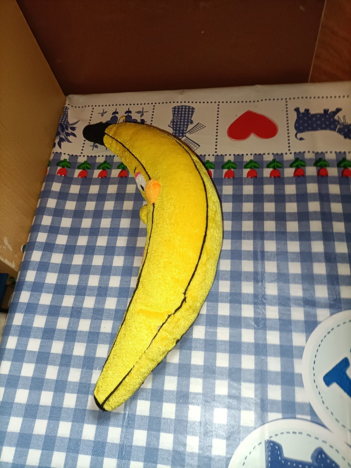 Leuke grappige banaan knuffel, Ophalen of Verzenden, Zo goed als nieuw, Overige typen