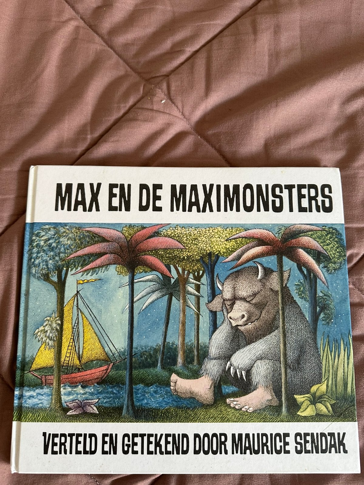 Boek max en de maximonsters, Ophalen of Verzenden, Zo goed als nieuw
