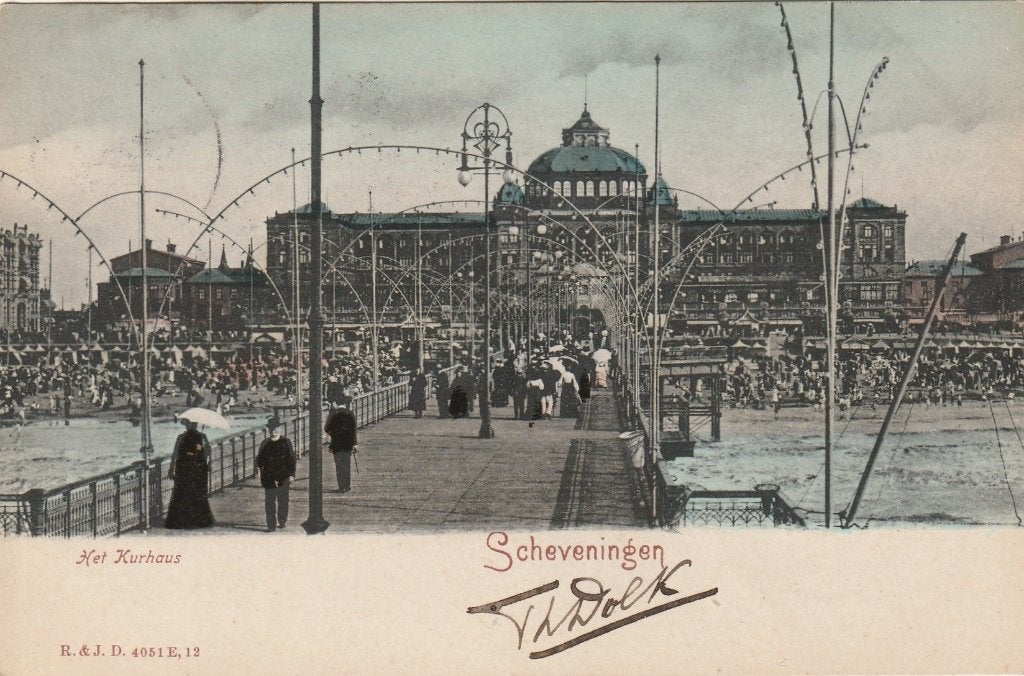 Scheveningen Kurhaus  1905, Verzamelen, Ophalen of Verzenden, Voor 1920, Gelopen, Zuid-Holland