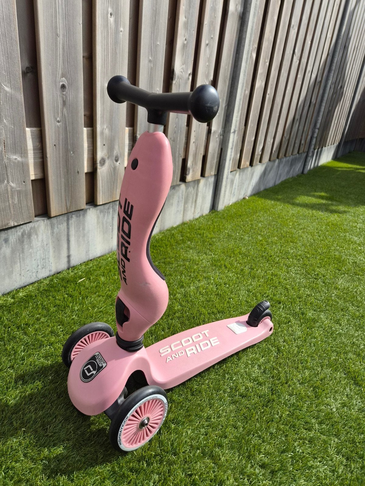 Step Scoot and Ride roze highwaykick 1 2 in 1 loopfiets, Ophalen, Gebruikt, Gewone step