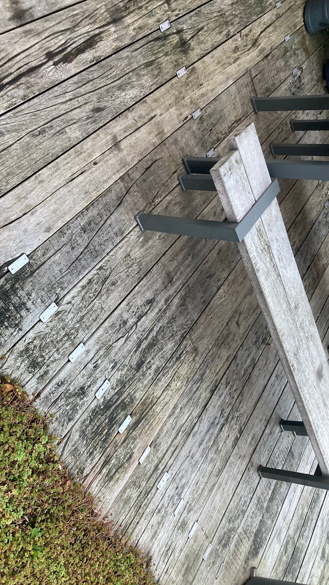 Terras vloer Azobe 25 m2, Ophalen, Zo goed als nieuw