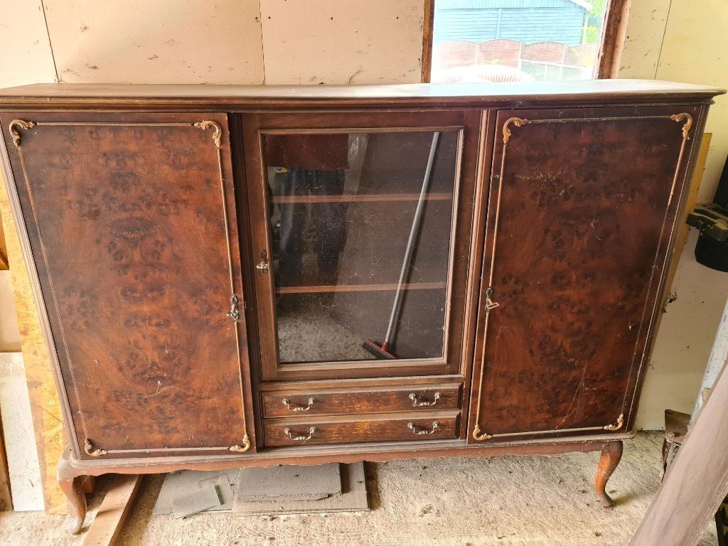 3-deurs huiskamer kast, Gebruikt, Verzenden, 100 tot 150 cm, 150 tot 200 cm