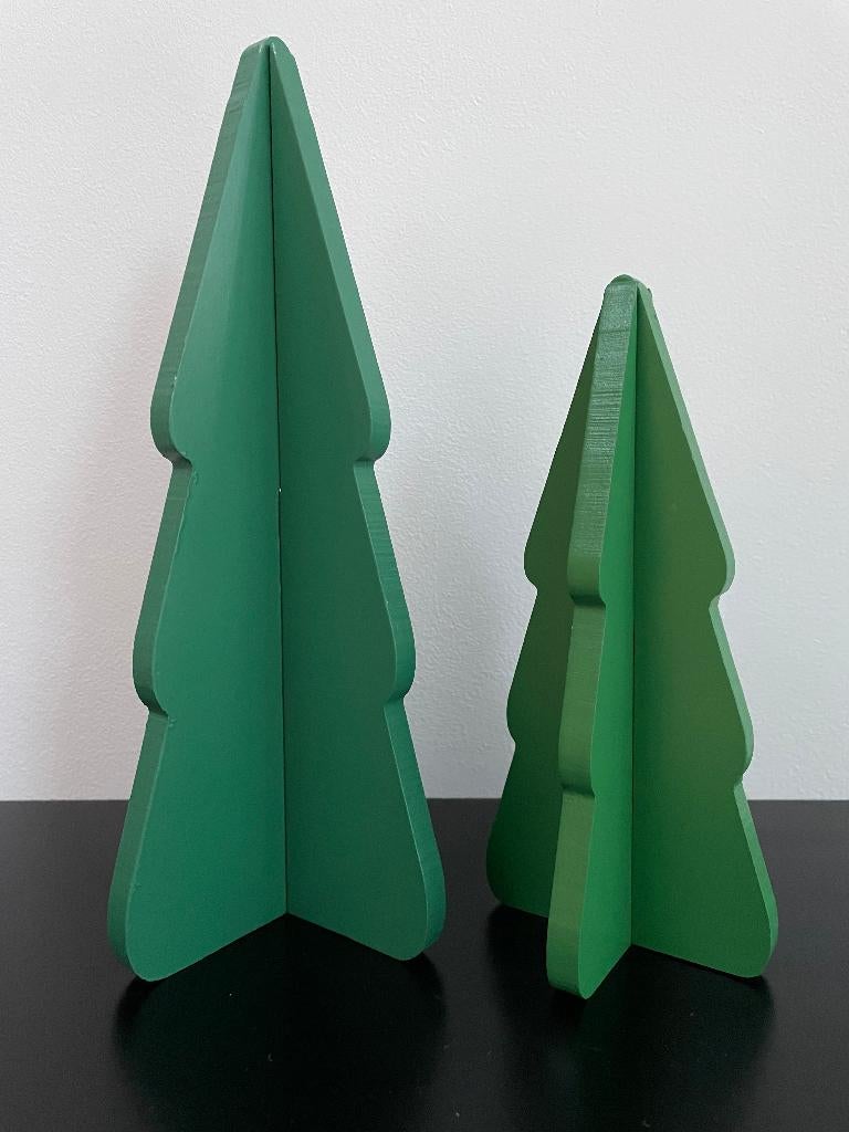 Kerstboompjes van Hout 26 CM & 19 CM, Diversen, Kerst, Ophalen of Verzenden, Nieuw