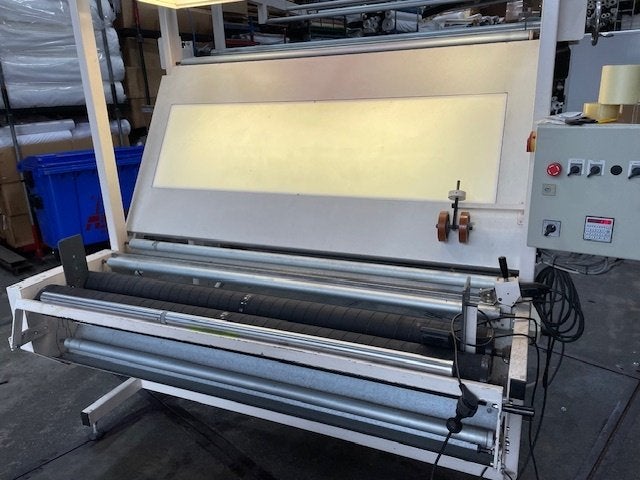 overrol machine Asco , textiel, rollen stof, Ophalen, Overige materialen, Gebruikt, Overige kleuren