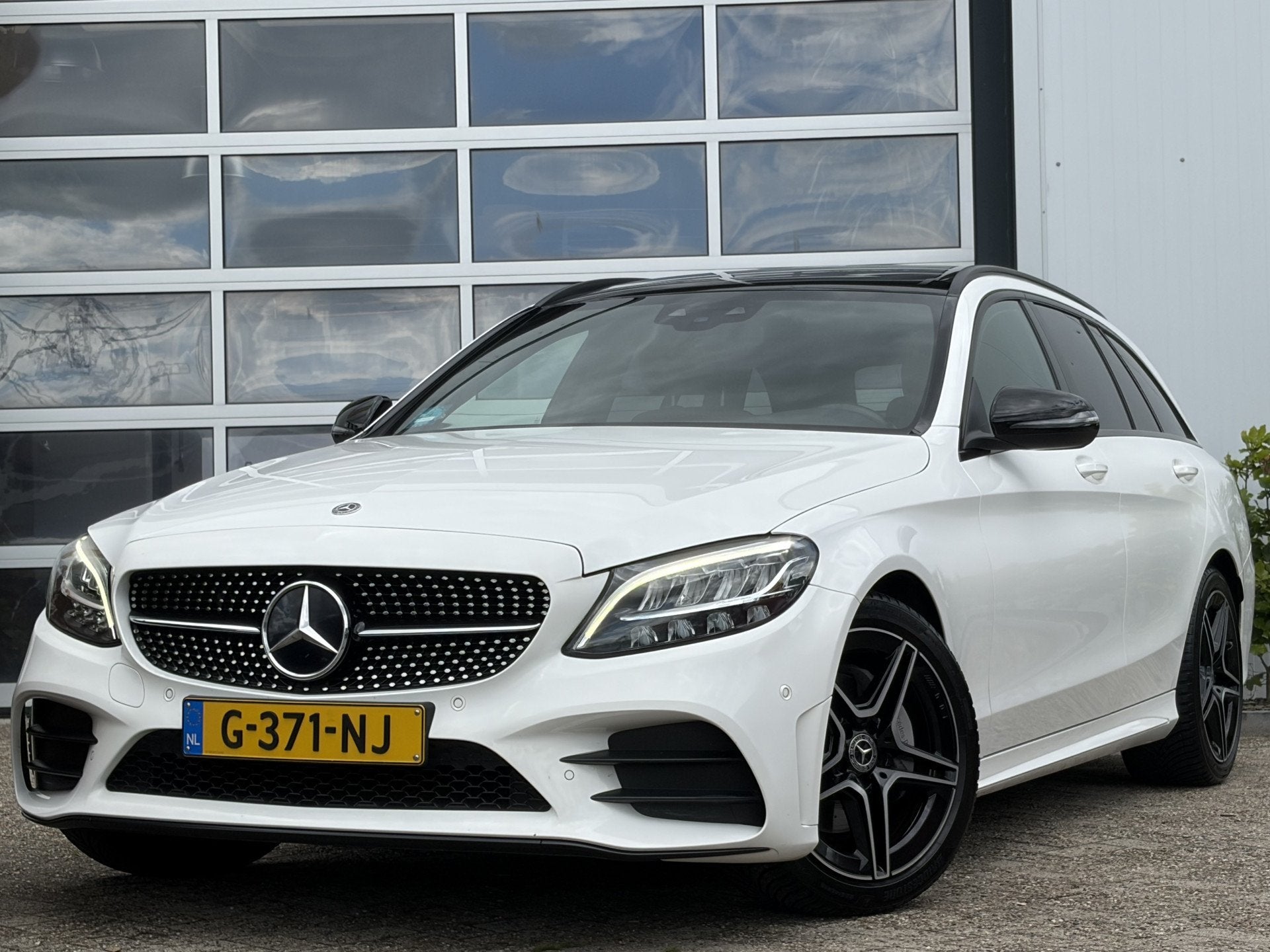 Mercedes-Benz C-Klasse Estate 180 Business Solution AMG 156p, Auto's, Mercedes-Benz, Automaat, Euro 6, Wit, C-Klasse