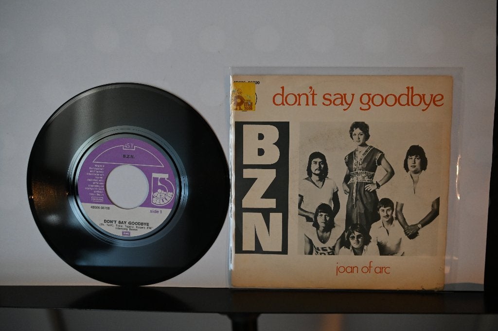 Single 1977 BZN     Don't say goodbye - Joan of Arc, Cd's en Dvd's, 7 inch, Ophalen of Verzenden, Zo goed als nieuw, Pop