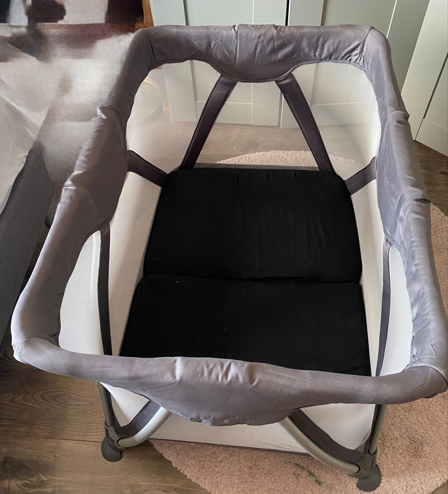 Nuna logeerbed, Huis en Inrichting, Ophalen, Eenpersoons, Metaal, 90 cm