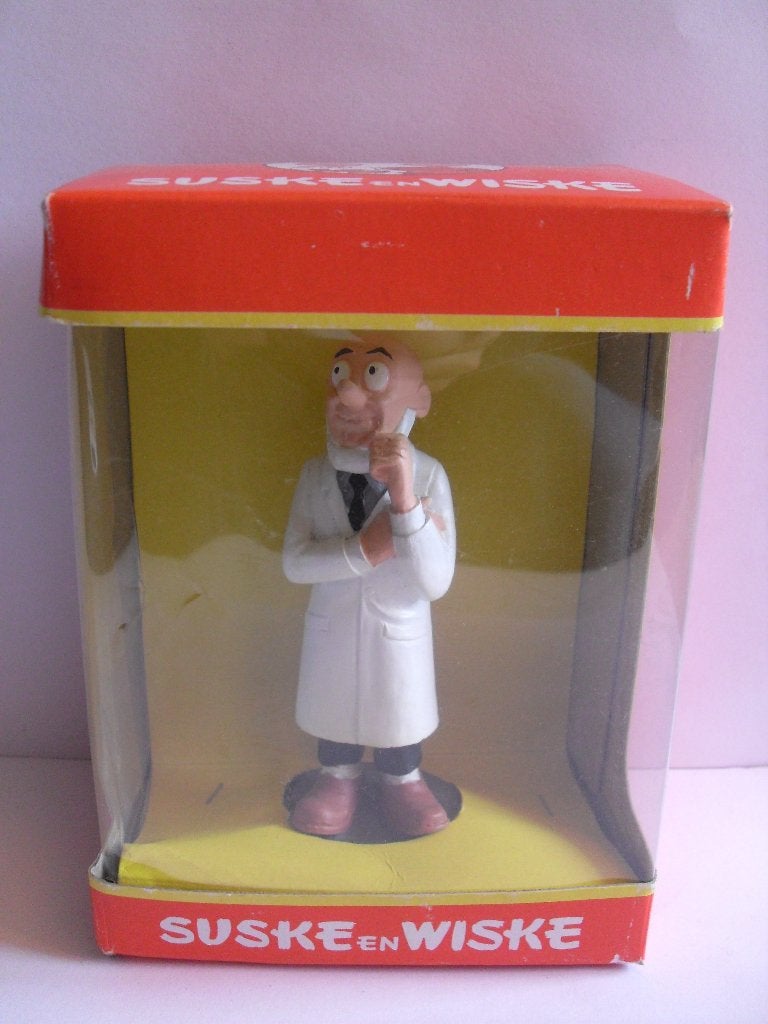 Suske en Wiske Beeldje Professor Barabas, Verzamelen, Ophalen of Verzenden, Suske en Wiske, Zo goed als nieuw, Beeldje of Figuurtje