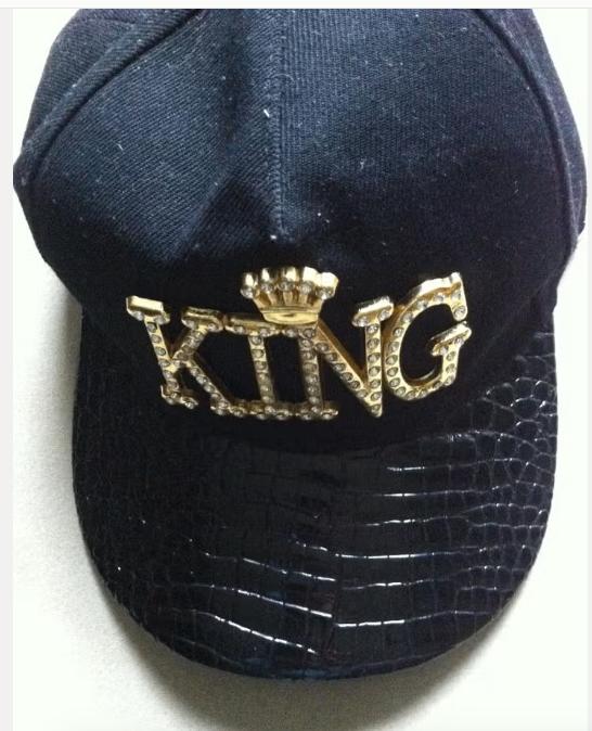 Dames pet King zwart/goud,verstelbaar, King Louie, One size fits all, Ophalen of Verzenden, Pet