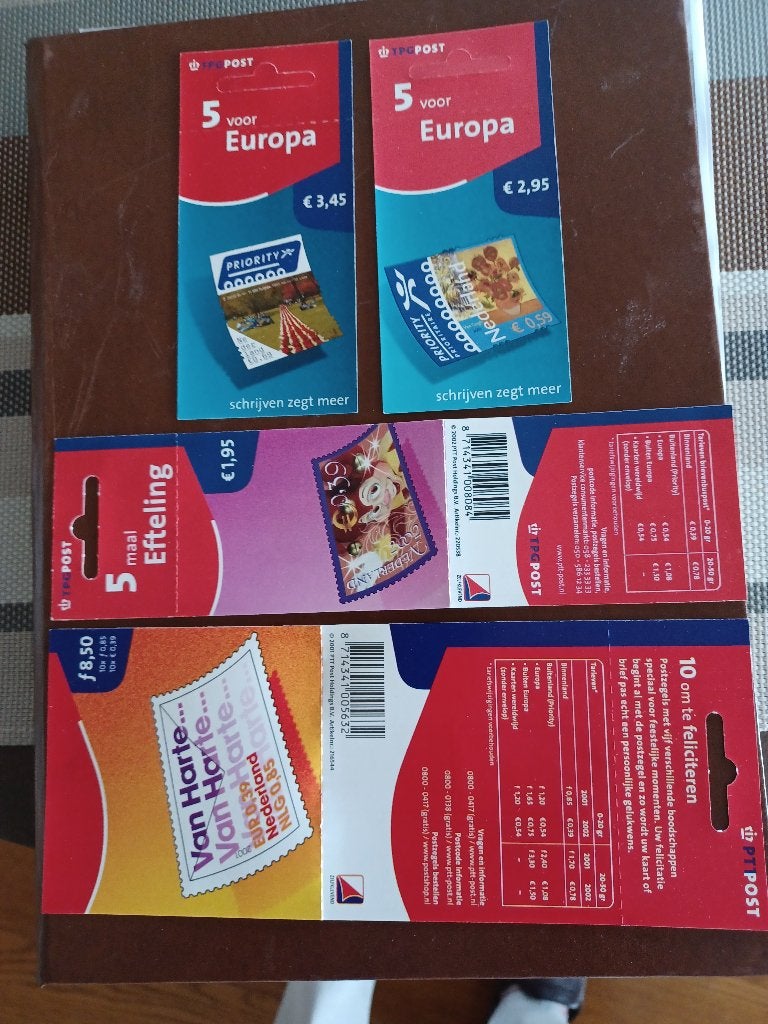 EURO Krt.Boekjes incl. verzendkosten, Ophalen of Verzenden, Na 1940, Postfris