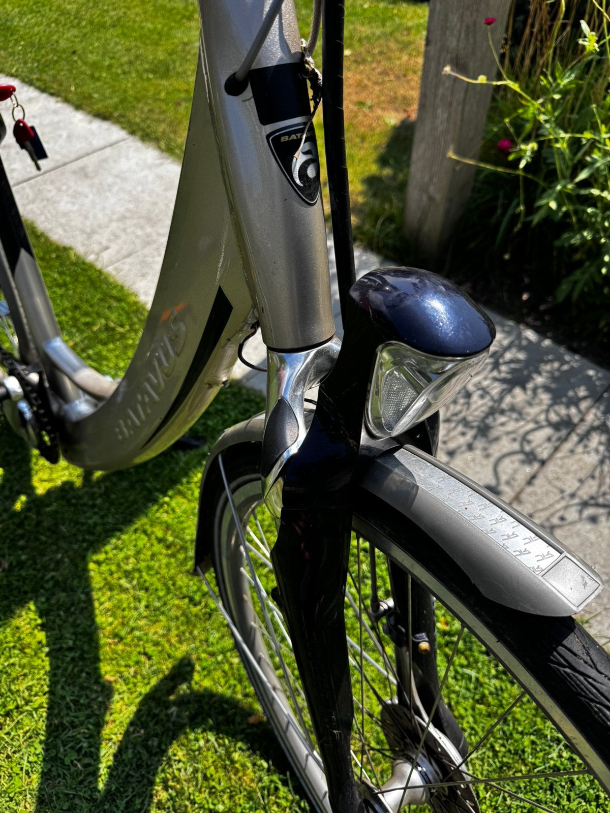 Koplamp Batavus ion fiets, Minder dan 47 cm, Ophalen, Gebruikt, Batavus