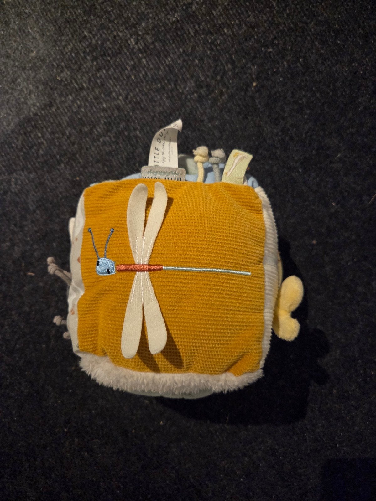 Little Dutch wagenspanner en zachte activiteiten kubus, Kinderen en Baby's, Speelgoed | Babyspeelgoed, Ophalen of Verzenden, Gebruikt