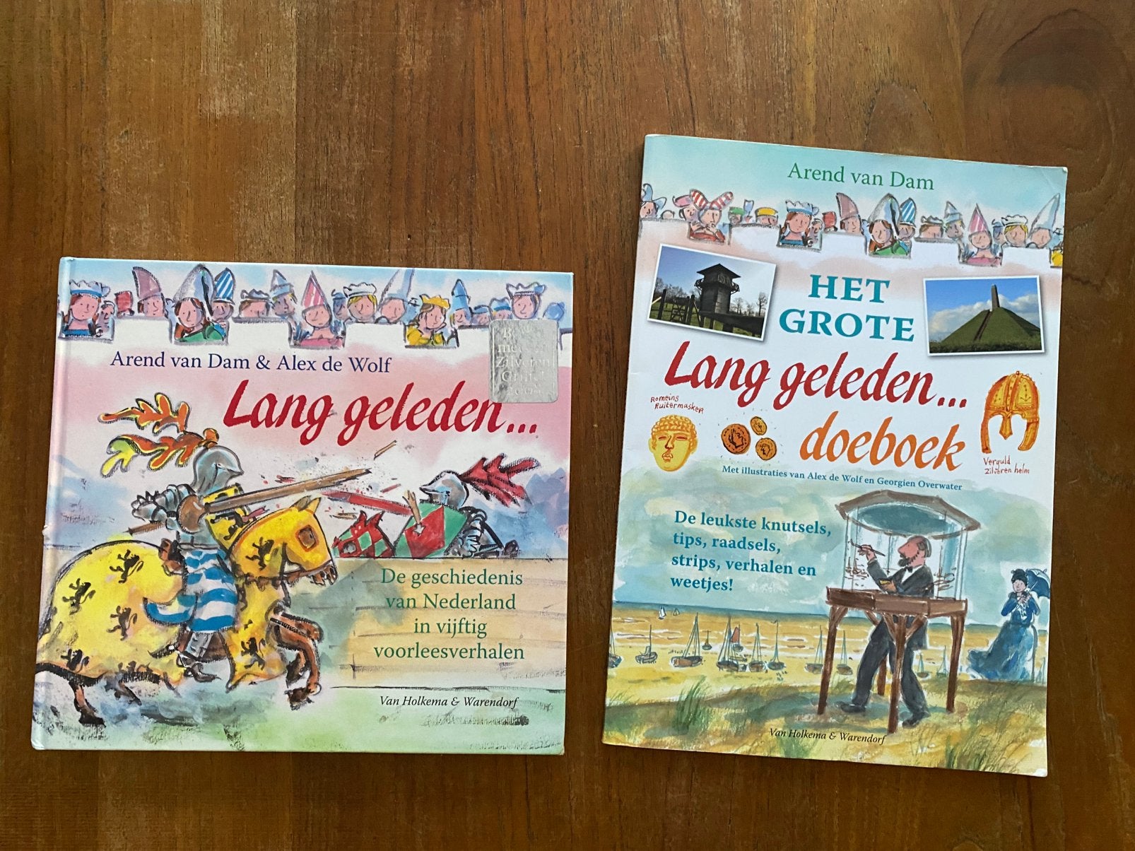 Arend van Dam - Lang geleden…. & Het lang geleden…. doeboek, Non-fictie, Ophalen of Verzenden, Zo goed als nieuw, Arend van Dam