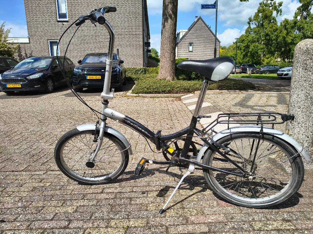 Vouwfiets Pelikaan, Gebruikt, Minder dan 14 inch, Velgrem, Totaal opvouwbaar