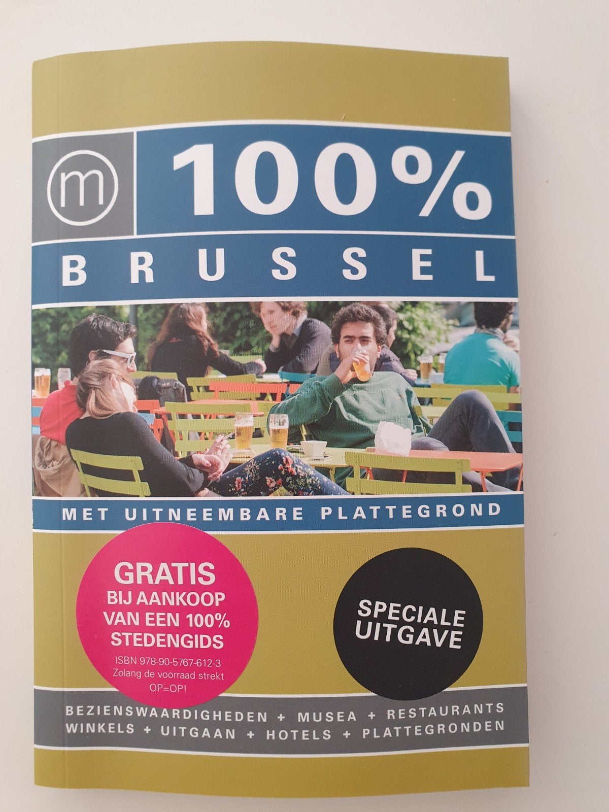 100% Brussel Reisgids met uitneembare plattegrond, Europa, Nieuw, Ophalen of Verzenden, Reisgids of -boek