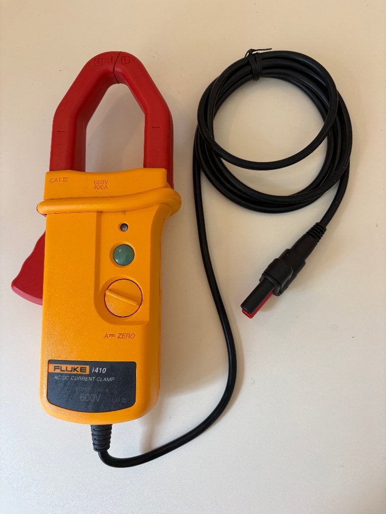 Fluke I410 AC/DC Current Clamp, stroomtang 600 V, 1mV/A, Ophalen of Verzenden, Zo goed als nieuw, Elektriciteit