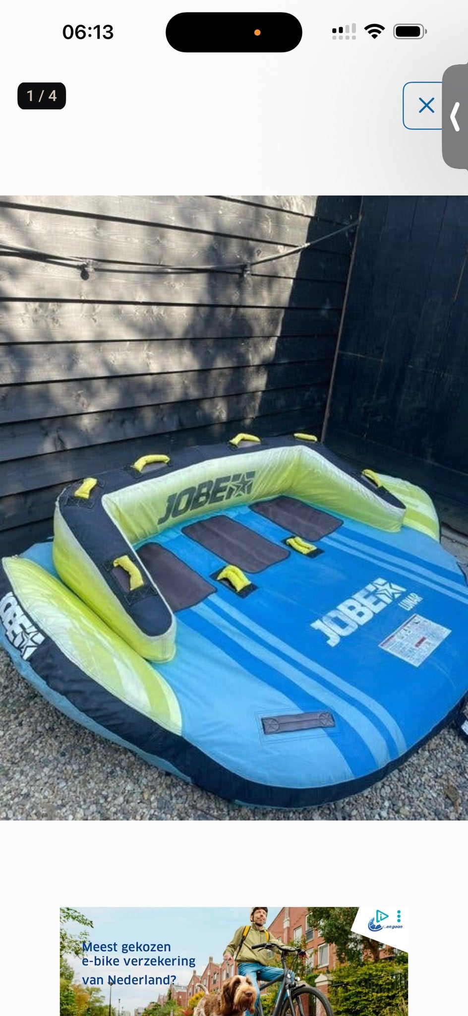 Jobe Lunar 3-persoons Funtube, Watersport en Boten, Ophalen of Verzenden, Zo goed als nieuw