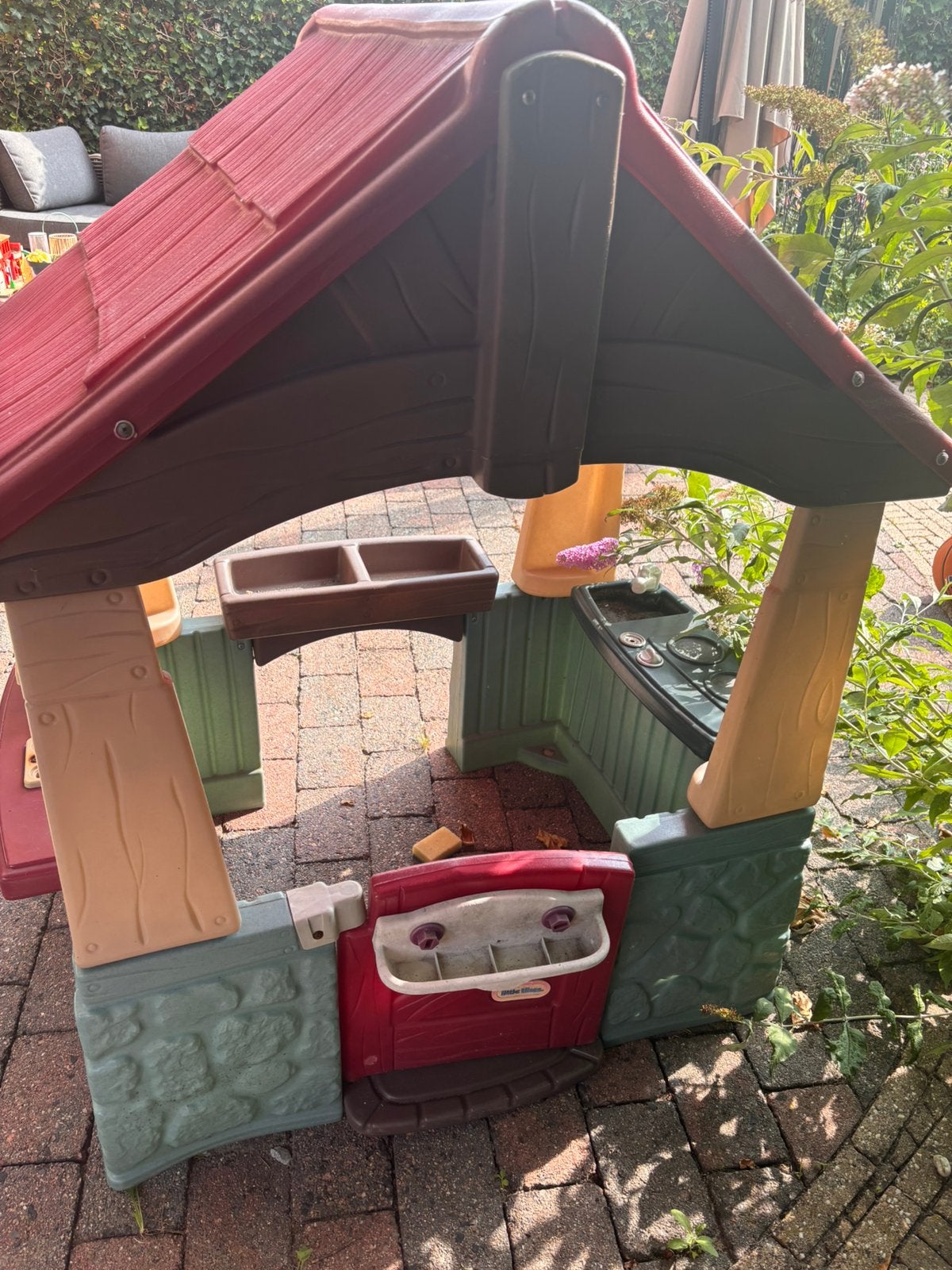 Speelhuisje tuin, Ophalen, Gebruikt, Kunststof