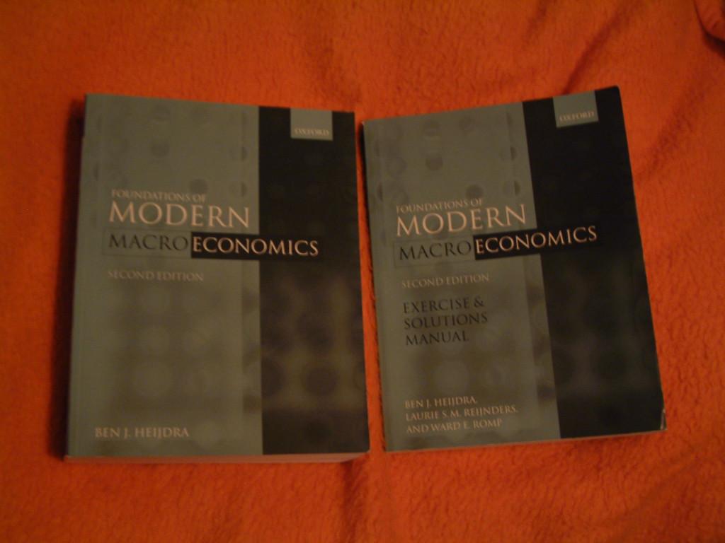 Foundations of modern Macroeconomics + manual - 2nd Heijdra, Ophalen of Verzenden, Zo goed als nieuw, Management