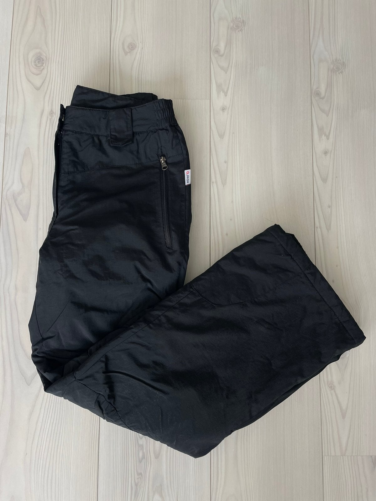 Zwarte skibroek Etirel, Ophalen of Verzenden, Zo goed als nieuw, Maat 52/54 (L), Broek