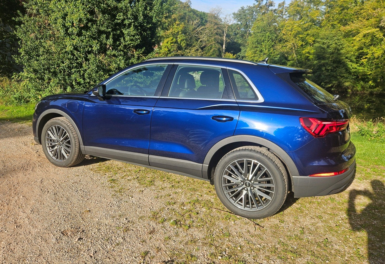 Audi Q3 45 Tfsi e 245pk Phev S Tronic 2022 volle auto, Dealer onderhouden, Blauw, Verwarmde buitenspiegels, Plug-in hybride