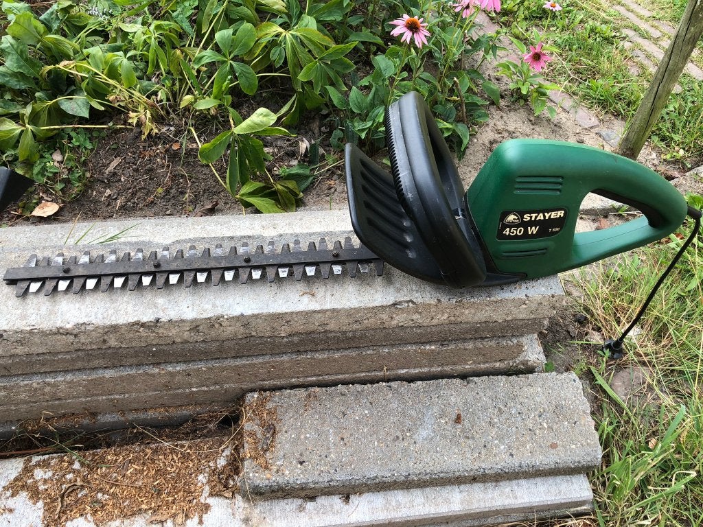 Heggenschaar Stayer 450W, Ophalen, Gebruikt, Elektrisch, Stayer