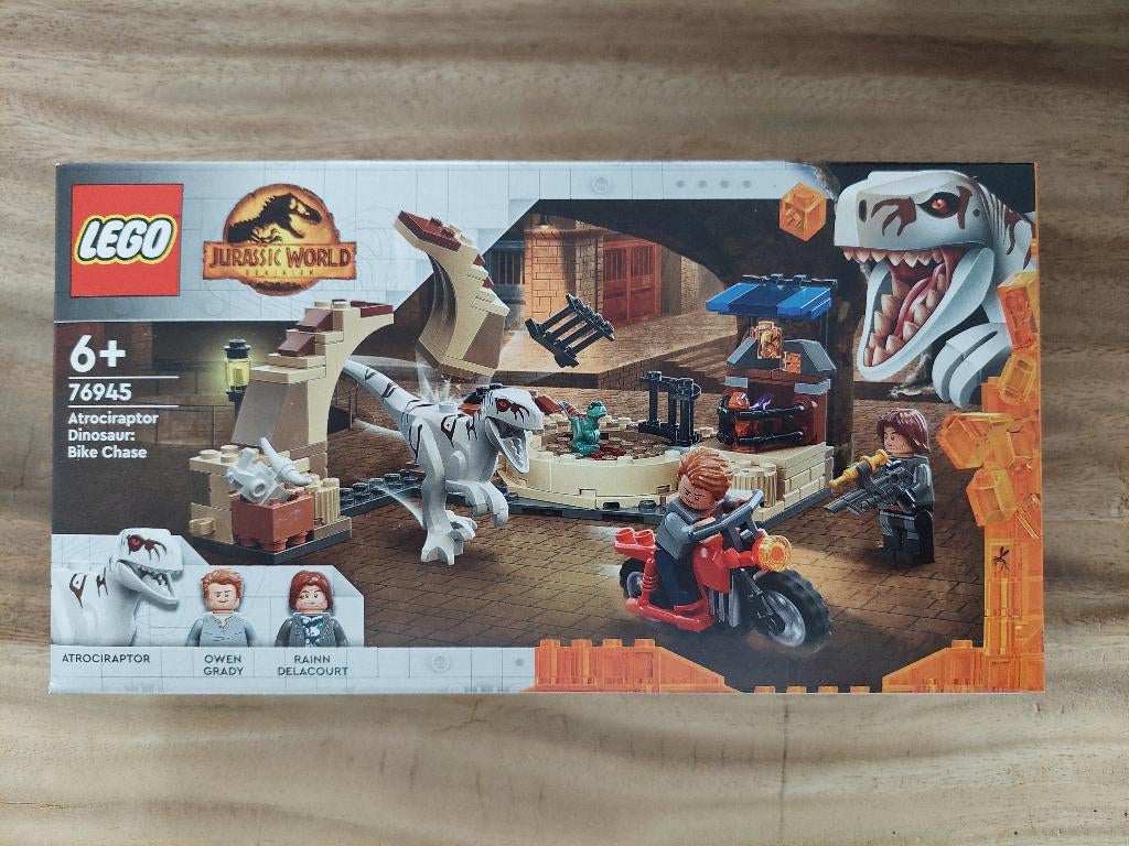 Lego Jurassic World 76945 Atrociraptor nieuw, Lego, Lego, Lego, Nieuw