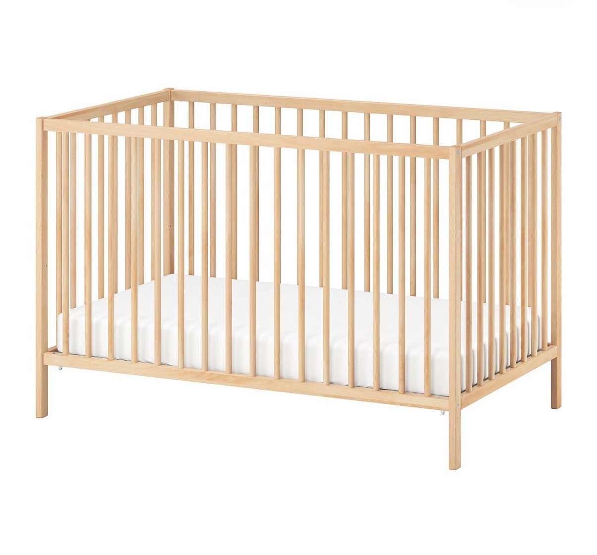 Ledikant incl matrasje, Ophalen, Zo goed als nieuw, Minder dan 140 cm, Matras