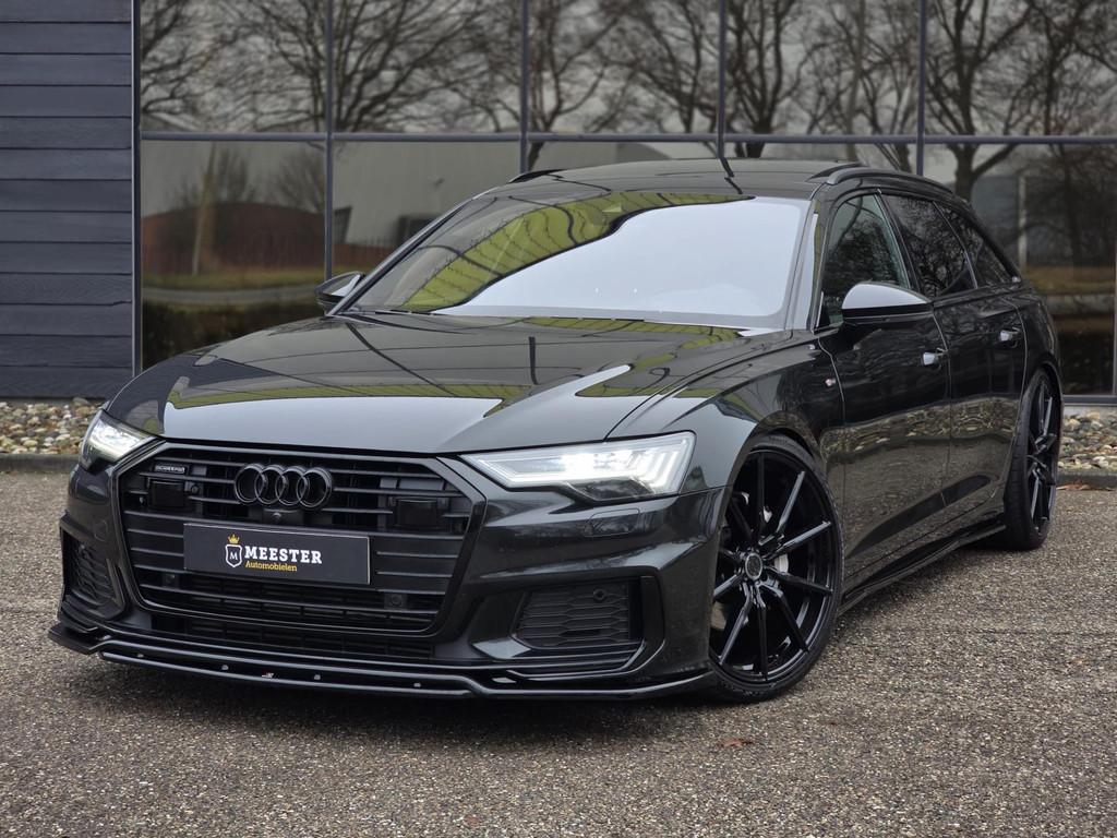 Audi A6 Avant 50 TDI quattro S-line|Pano|HUD|B&O|Softclose, Auto's, Automaat, Gebruikt, Zwart, Diesel