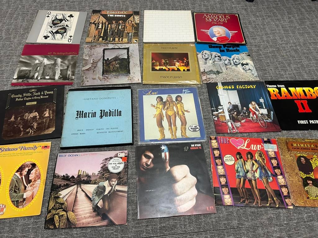 lp,s, Ophalen, Zo goed als nieuw, 12 inch, Overige typen