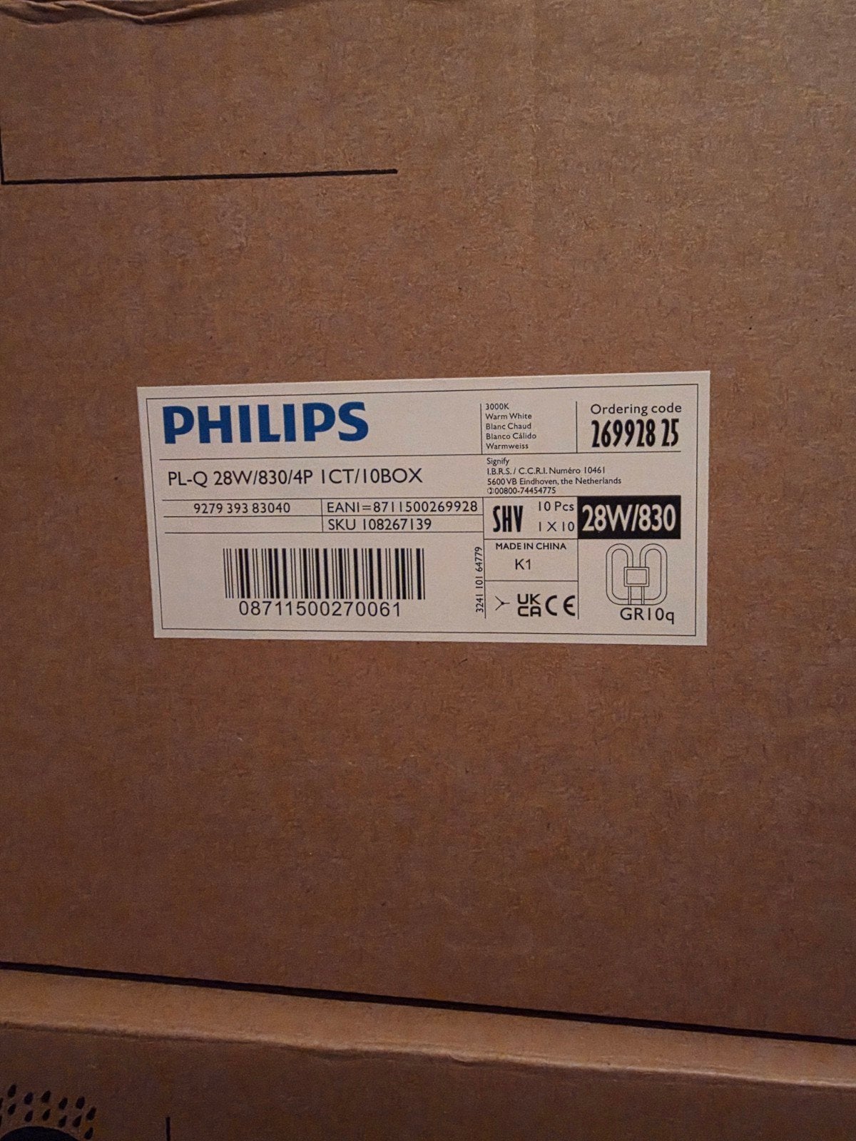 Philips PL-Q 28W/830/4P ICT/10BOX Gloeilampen Nieuw, Ophalen of Verzenden