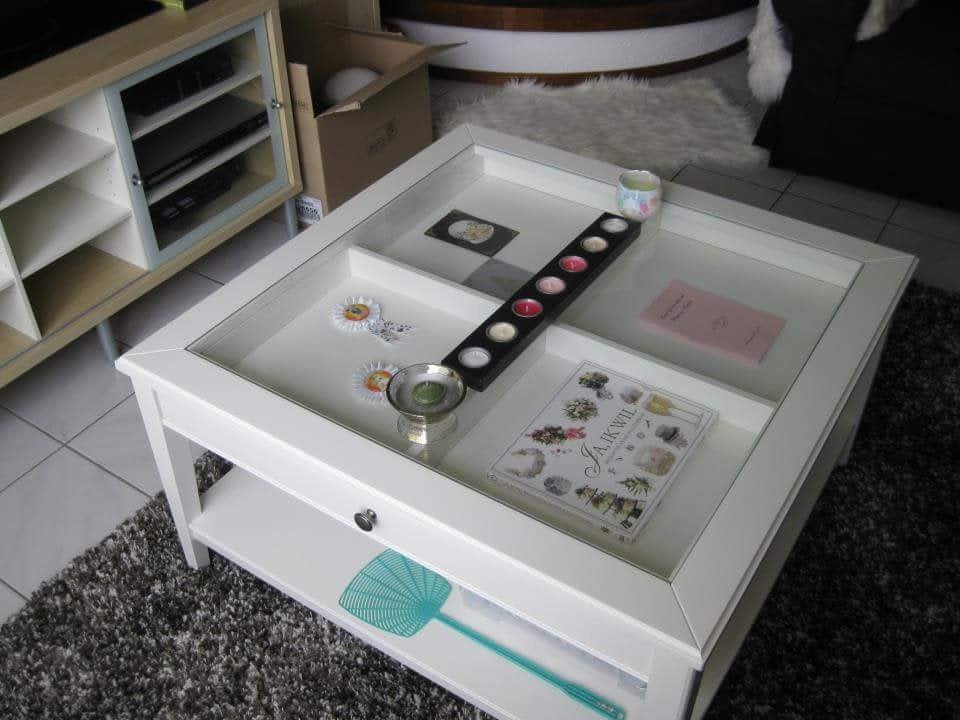 Salontafel Ikea Liatorp gratis, Ophalen, Gebruikt, 50 tot 100 cm, Glas