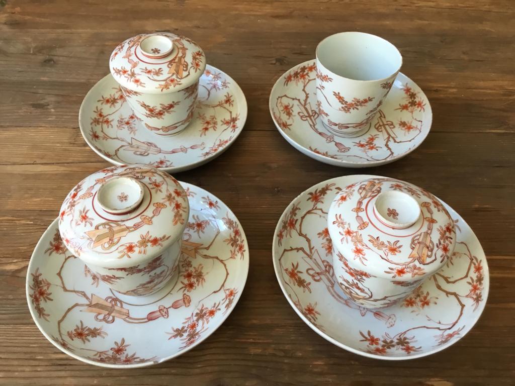Chinees Japans 18e eeuws porselein chocoladekop, Antiek en Kunst, Ophalen of Verzenden