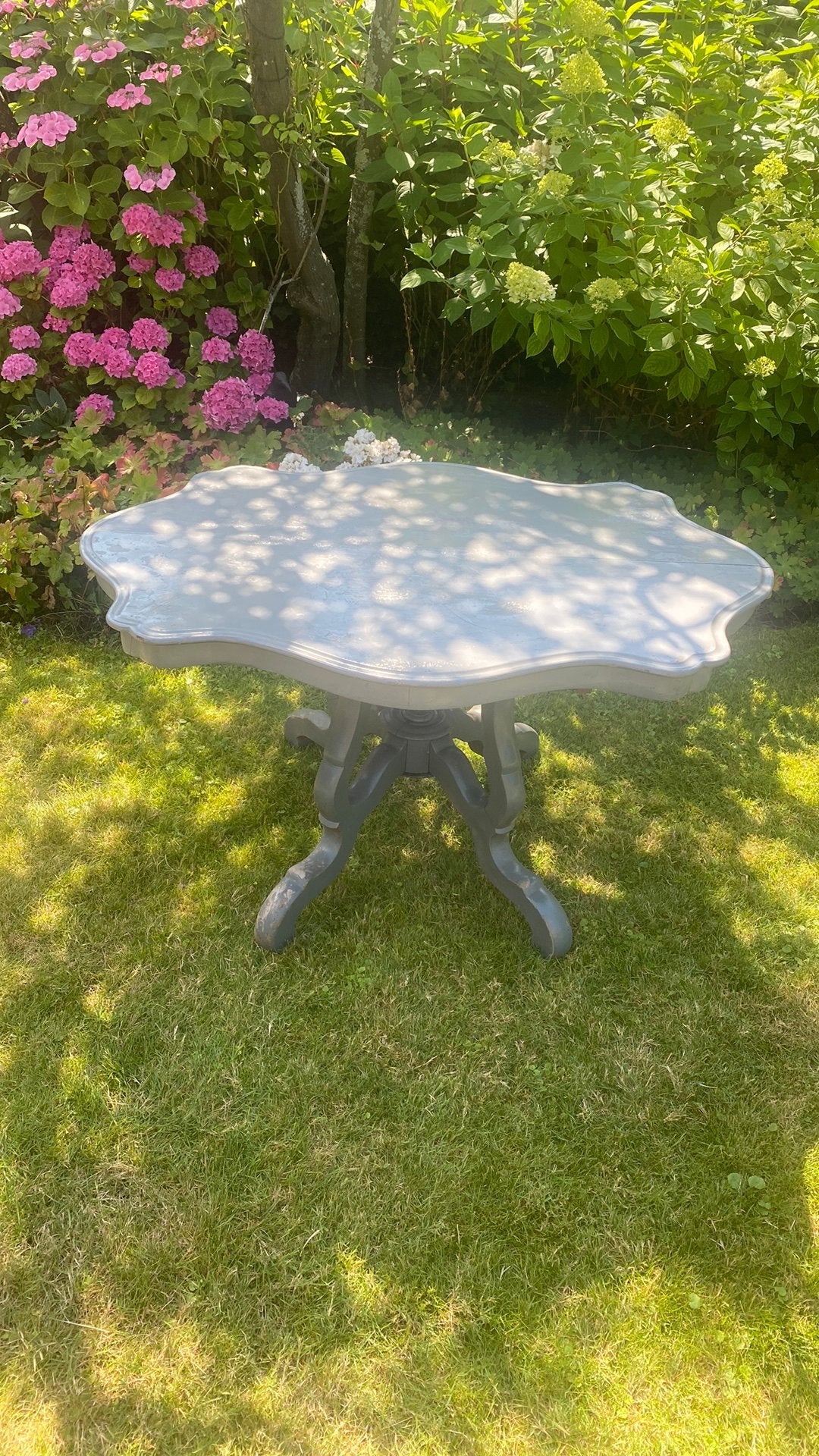Oude tafel Gratis restauratieprojectje, Tuin en Terras, Ophalen, Zo goed als nieuw, Rechthoekig, Hout